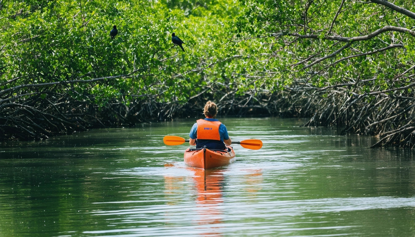 Kayak en Manglares